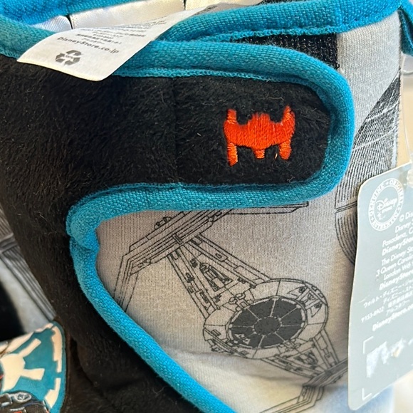 Disney Store Teal and Gray Star Wars slipper Boots - Picture 3 of 5
